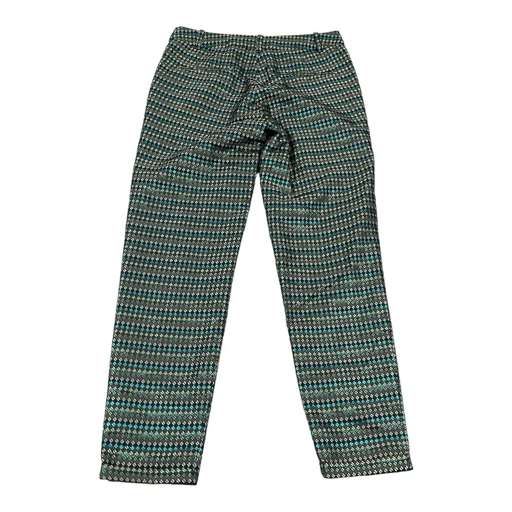NWT Madewell Sessun Diana Essential‎ Slim Lined Plaid Trousers Size 36